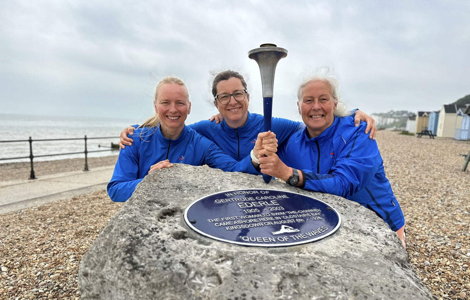 Kingsdown, at the Gertrude Ederle memorial 